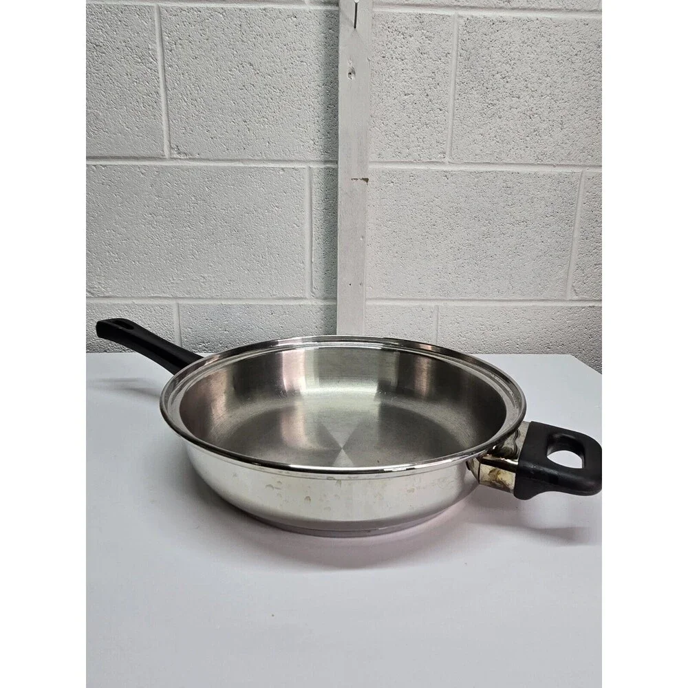 T304 Surgical Stainless Waterless Greaseless 11.5”Saute Pan